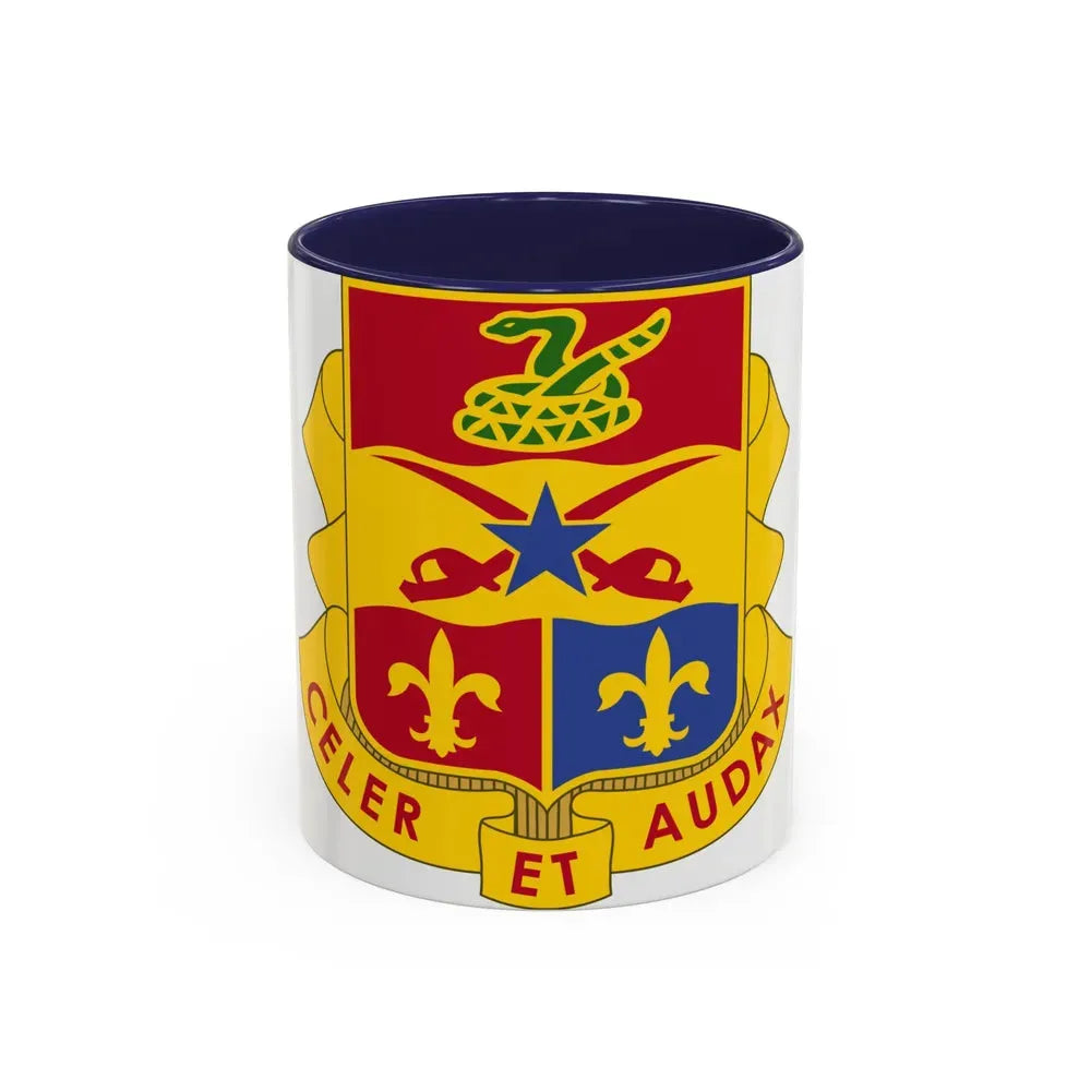 6 Artillery Regiment (U.S. Army) Accent Coffee Mug 11oz Navy - Go Mug Yourself
