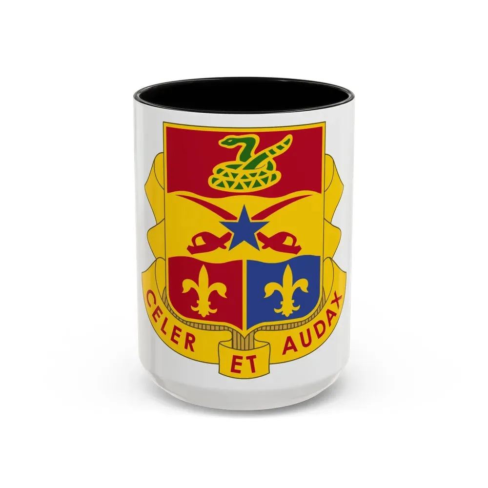 6 Artillery Regiment (U.S. Army) Accent Coffee Mug 15oz Black - Go Mug Yourself