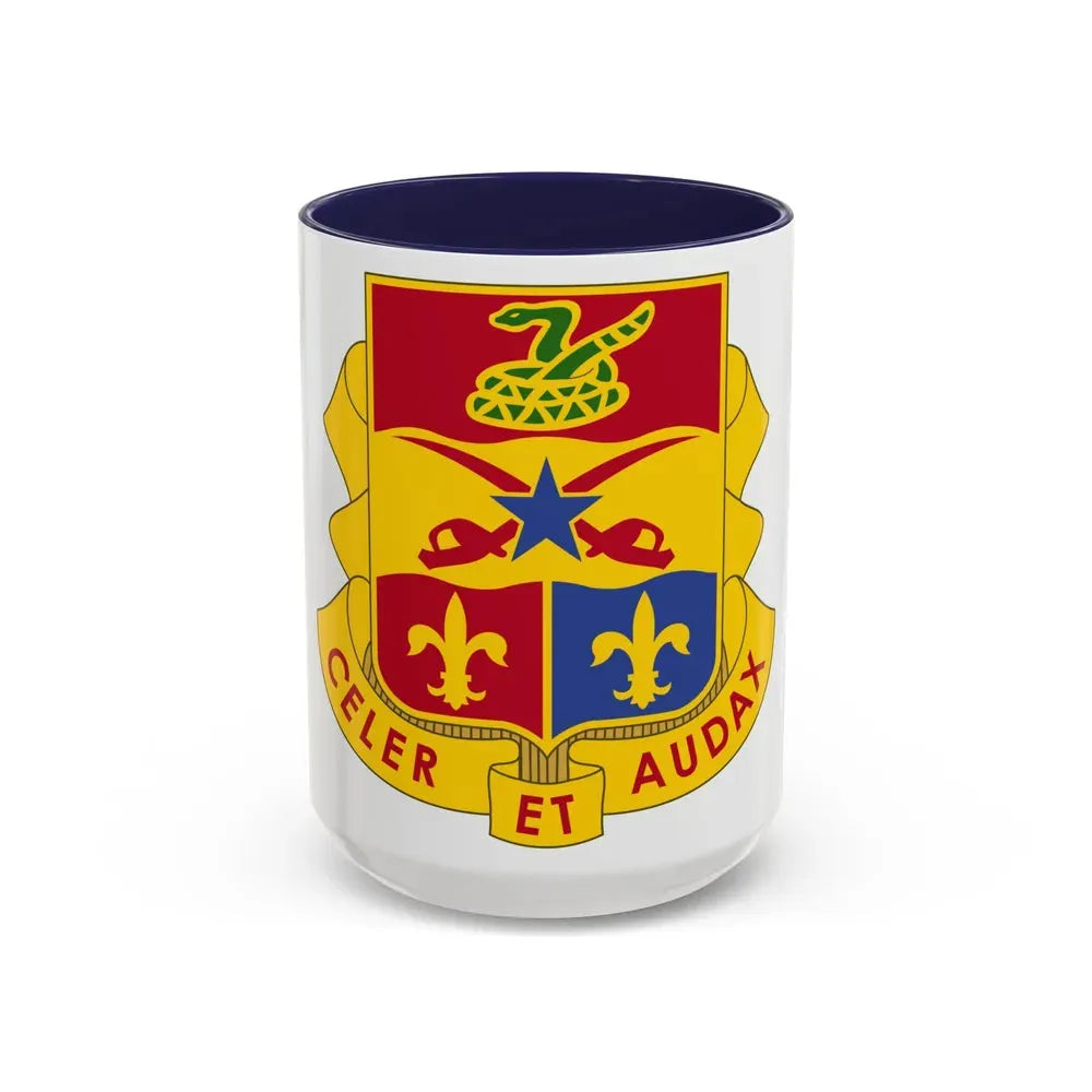 6 Artillery Regiment (U.S. Army) Accent Coffee Mug 15oz Navy - Go Mug Yourself