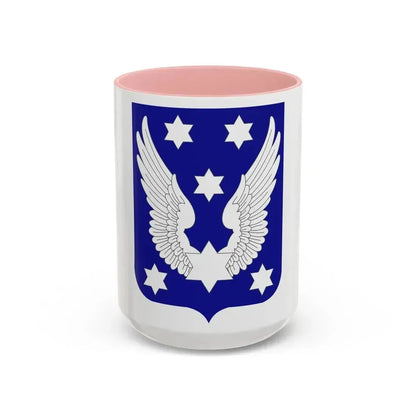 6 Aviation Battalion (U.S. Army) Accent Coffee Mug 15oz Pink - Go Mug Yourself