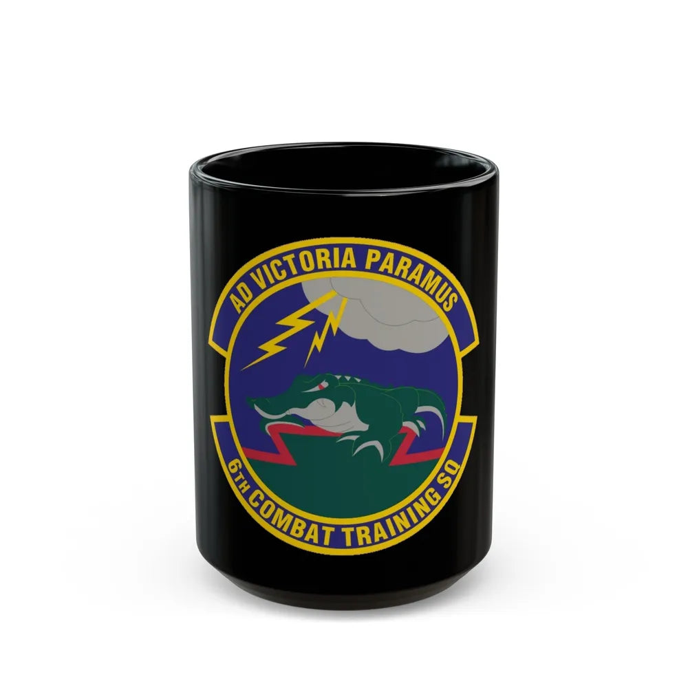 6 Combat Training Squadron ACC (U.S. Air Force) Black Coffee Mug-15oz-Go Mug Yourself