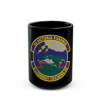 6 Combat Training Squadron ACC (U.S. Air Force) Black Coffee Mug 15oz - Go Mug Yourself