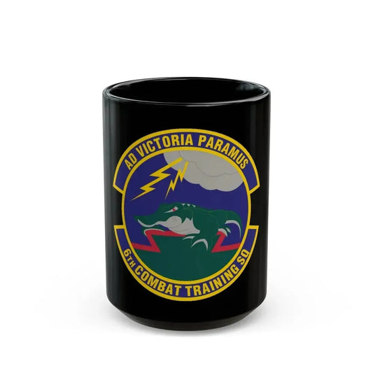 6 Combat Training Squadron ACC (U.S. Air Force) Black Coffee Mug 15oz - Go Mug Yourself