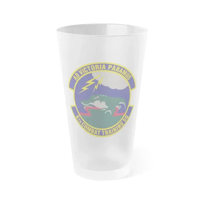 6 Combat Training Squadron ACC (U.S. Air Force) Frosted Pint Glass 16oz 16oz Frosted - Go Mug Yourself