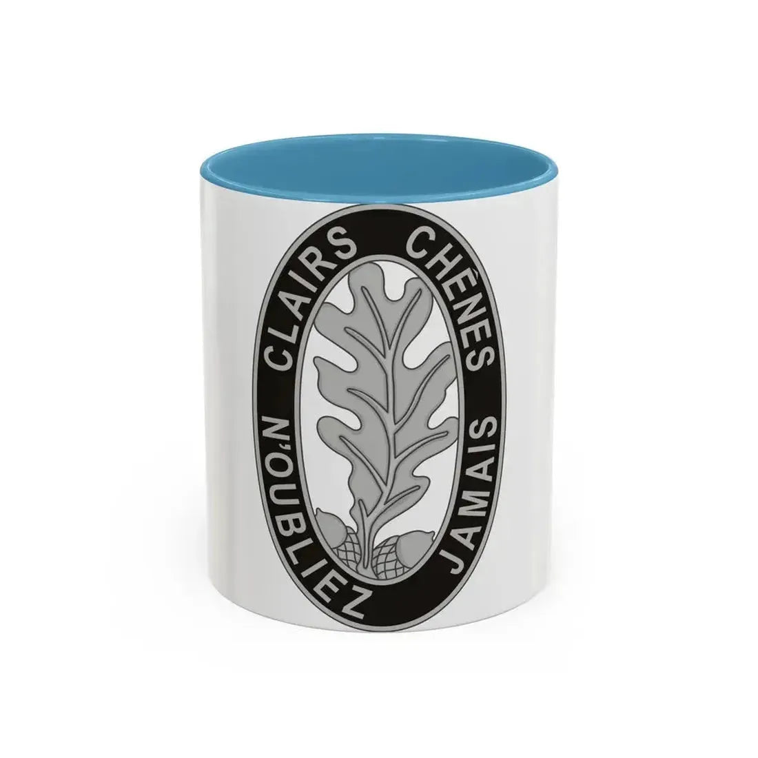 6 Engineer Battalion (U.S. Army) Accent Coffee Mug 11oz Light Blue - Go Mug Yourself