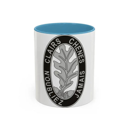 6 Engineer Battalion (U.S. Army) Accent Coffee Mug 11oz Light Blue - Go Mug Yourself