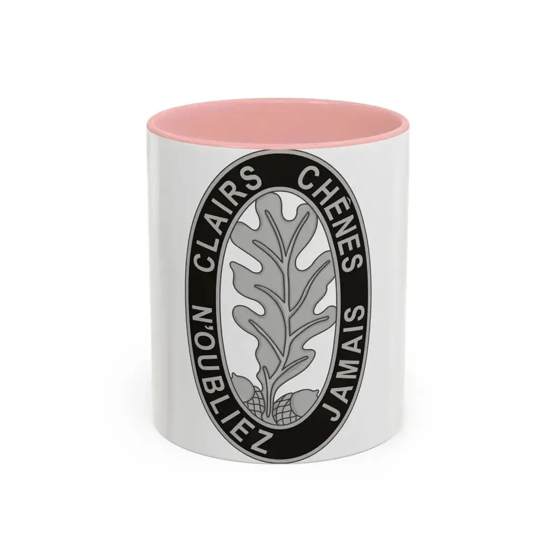 6 Engineer Battalion (U.S. Army) Accent Coffee Mug 11oz Pink - Go Mug Yourself