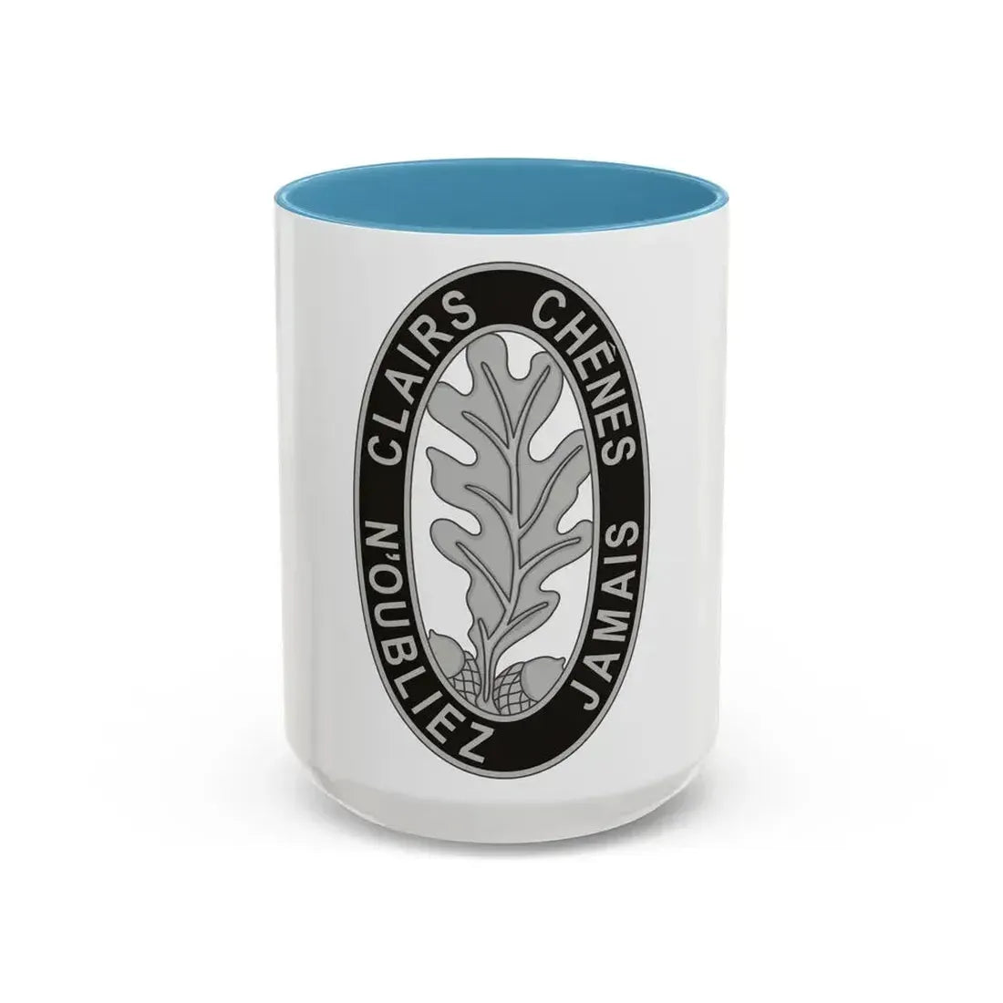 6 Engineer Battalion (U.S. Army) Accent Coffee Mug 15oz Light Blue - Go Mug Yourself