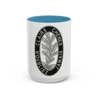 6 Engineer Battalion (U.S. Army) Accent Coffee Mug 15oz Light Blue - Go Mug Yourself
