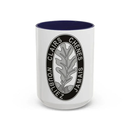 6 Engineer Battalion (U.S. Army) Accent Coffee Mug 15oz Navy - Go Mug Yourself