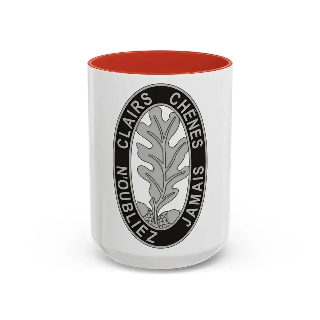 6 Engineer Battalion (U.S. Army) Accent Coffee Mug 15oz Red - Go Mug Yourself