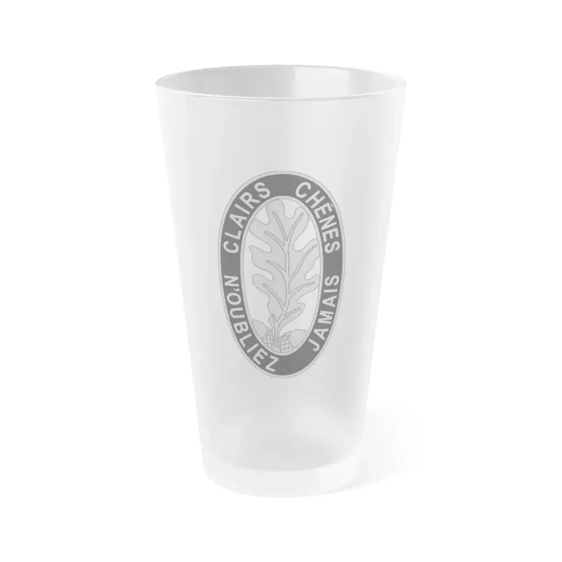 6 Engineer Battalion (U.S. Army) Frosted Pint Glass 16oz Default Title - Go Mug Yourself