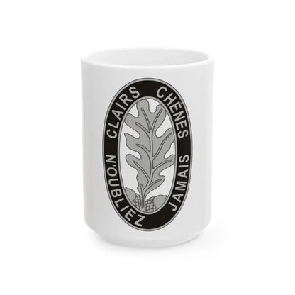 6 Engineer Battalion (U.S. Army) White Coffee Mug 15oz - Go Mug Yourself