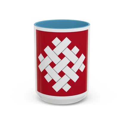 6 Group (U.S. Army) Accent Coffee Mug 15oz Light Blue - Go Mug Yourself