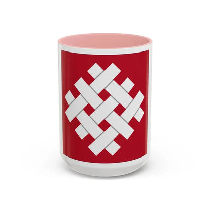 6 Group (U.S. Army) Accent Coffee Mug 15oz Pink - Go Mug Yourself