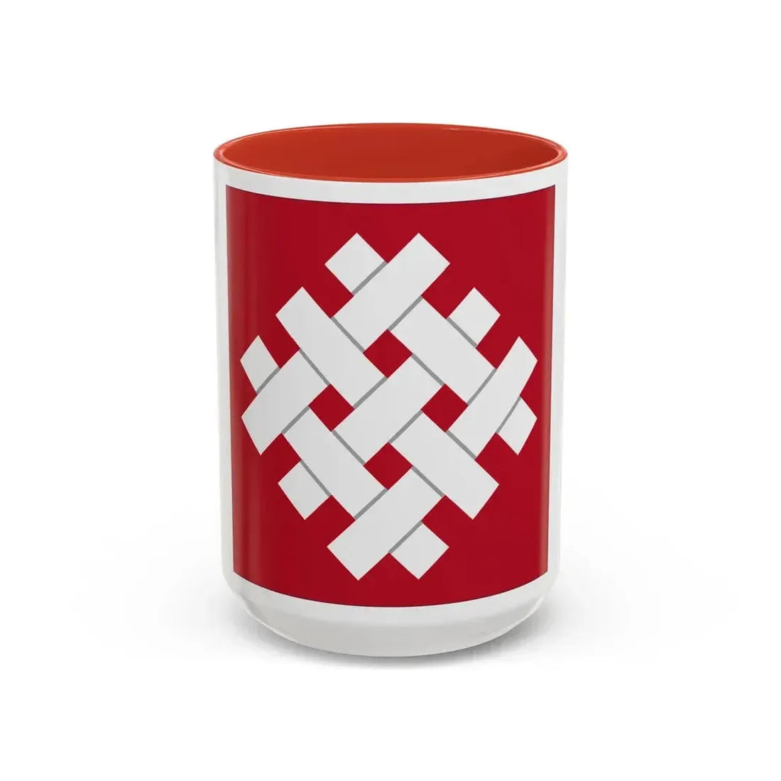 6 Group (U.S. Army) Accent Coffee Mug 15oz Red - Go Mug Yourself