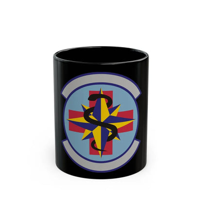 6 Healthcare Operations Squadron AMC (U.S. Air Force) Black Coffee Mug-11oz-Go Mug Yourself