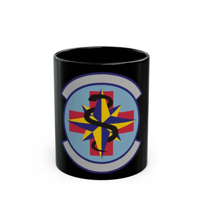 6 Healthcare Operations Squadron AMC (U.S. Air Force) Black Coffee Mug 11oz - Go Mug Yourself