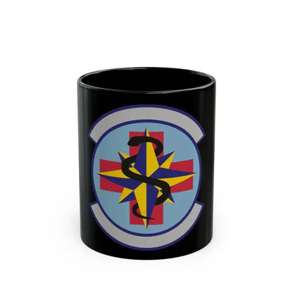 6 Healthcare Operations Squadron AMC (U.S. Air Force) Black Coffee Mug 11oz - Go Mug Yourself