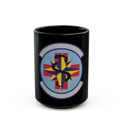 6 Healthcare Operations Squadron AMC (U.S. Air Force) Black Coffee Mug 15oz - Go Mug Yourself