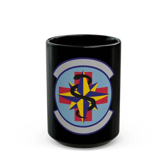 6 Healthcare Operations Squadron AMC (U.S. Air Force) Black Coffee Mug 15oz - Go Mug Yourself