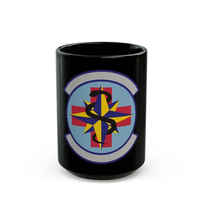 6 Healthcare Operations Squadron AMC (U.S. Air Force) Black Coffee Mug 15oz - Go Mug Yourself