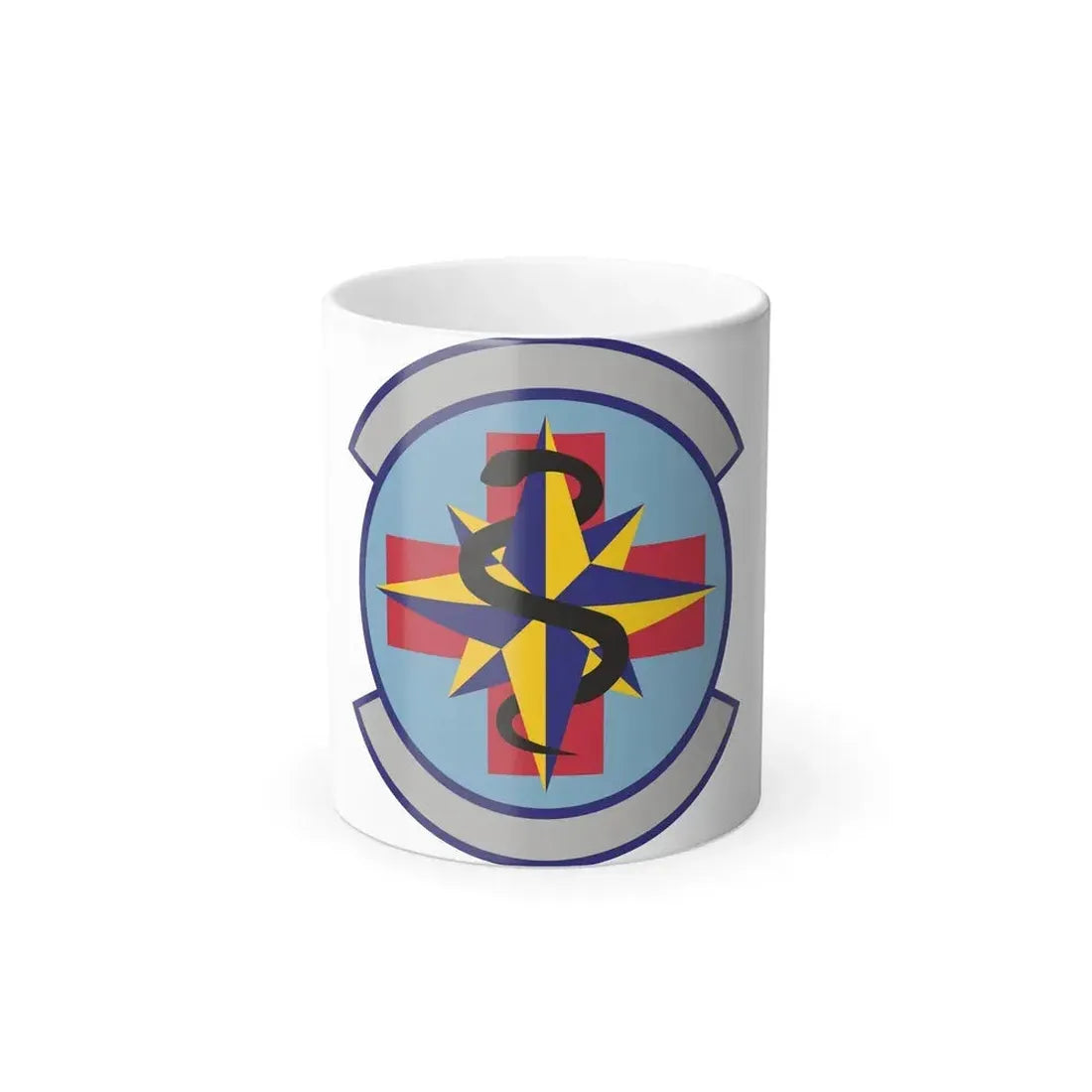 6 Healthcare Operations Squadron AMC (U.S. Air Force) Color Changing Coffee Mug 11oz - Go Mug Yourself