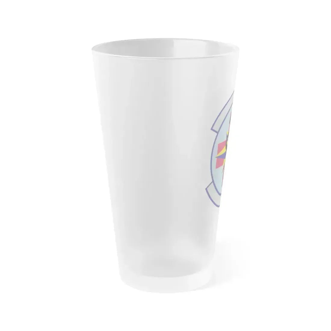 6 Healthcare Operations Squadron AMC (U.S. Air Force) Frosted Pint Glass 16oz - Go Mug Yourself