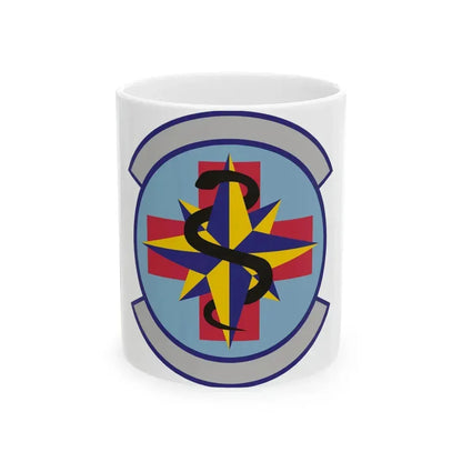 6 Healthcare Operations Squadron AMC (U.S. Air Force) White Coffee Mug 11oz - Go Mug Yourself