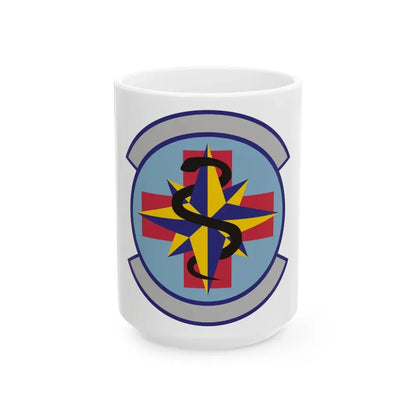 6 Healthcare Operations Squadron AMC (U.S. Air Force) White Coffee Mug 15oz - Go Mug Yourself