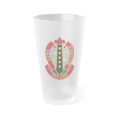 6 Ordnance Battalion (U.S. Army) Frosted Pint Glass 16oz-Go Mug Yourself