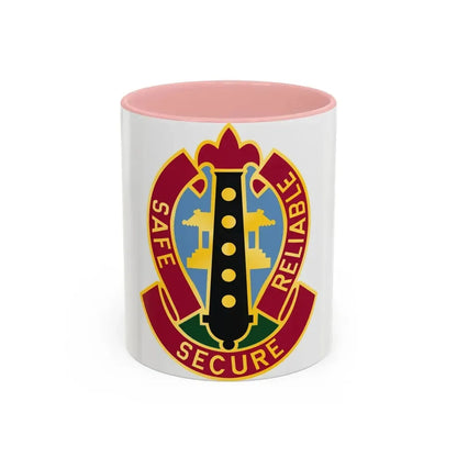 6 Ordnance Battalion (U.S. Army) Accent Coffee Mug 11oz Pink - Go Mug Yourself