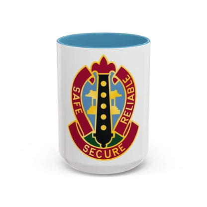 6 Ordnance Battalion (U.S. Army) Accent Coffee Mug 15oz Light Blue - Go Mug Yourself