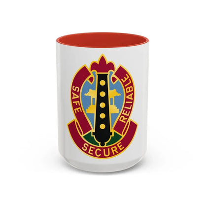 6 Ordnance Battalion (U.S. Army) Accent Coffee Mug 15oz Red - Go Mug Yourself