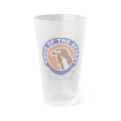 6 Signal Command 2 (U.S. Army) Frosted Pint Glass 16oz-Go Mug Yourself