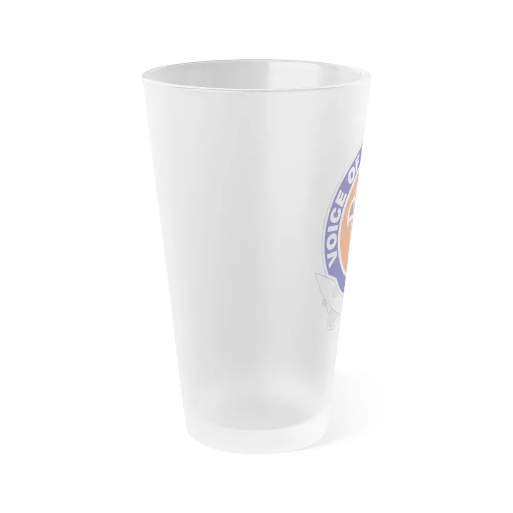 6 Signal Command 2 (U.S. Army) Frosted Pint Glass 16oz-Go Mug Yourself