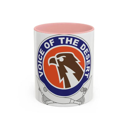 6 Signal Command 2 (U.S. Army) Accent Coffee Mug 11oz Pink - Go Mug Yourself