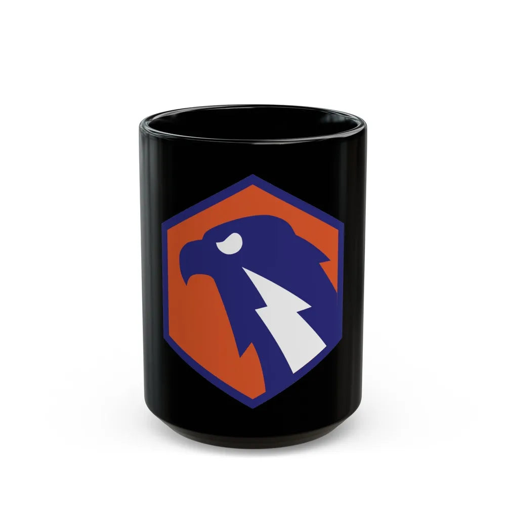 6 Signal Command (U.S. Army) Black Coffee Mug-15oz-Go Mug Yourself