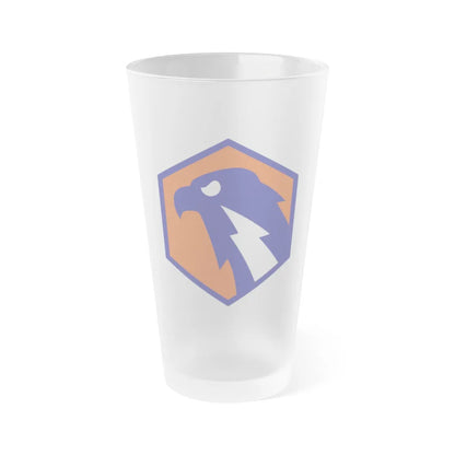 6 Signal Command (U.S. Army) Frosted Pint Glass 16oz-Go Mug Yourself