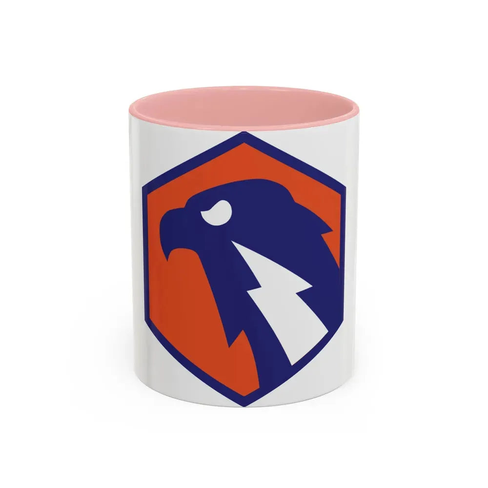 6 Signal Command (U.S. Army) Accent Coffee Mug 11oz Pink - Go Mug Yourself