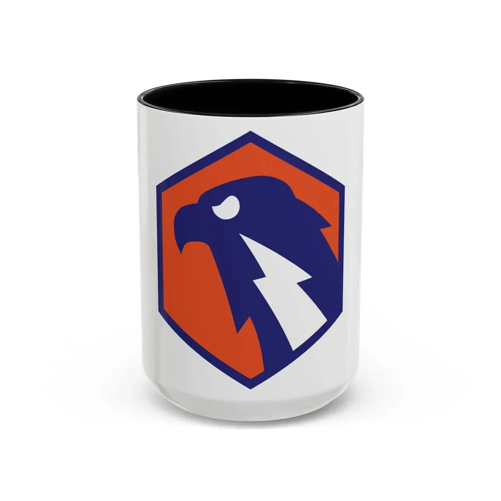 6 Signal Command (U.S. Army) Accent Coffee Mug 15oz Black - Go Mug Yourself