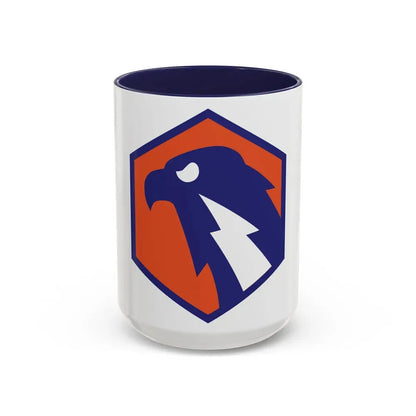 6 Signal Command (U.S. Army) Accent Coffee Mug 15oz Navy - Go Mug Yourself