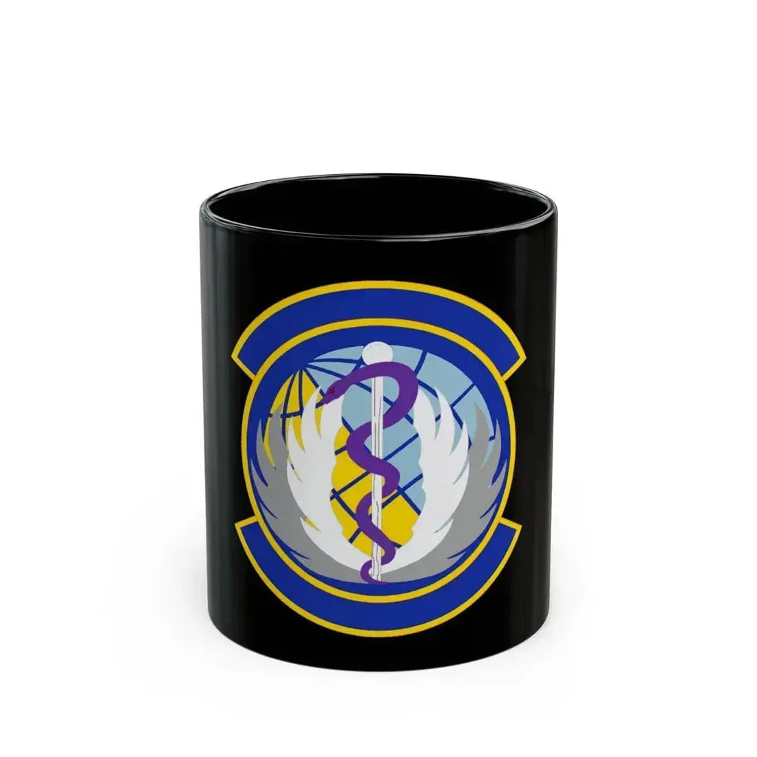 60 Healthcare Operations Squadron (U.S. Air Force) Black Coffee Mug 11oz - Go Mug Yourself