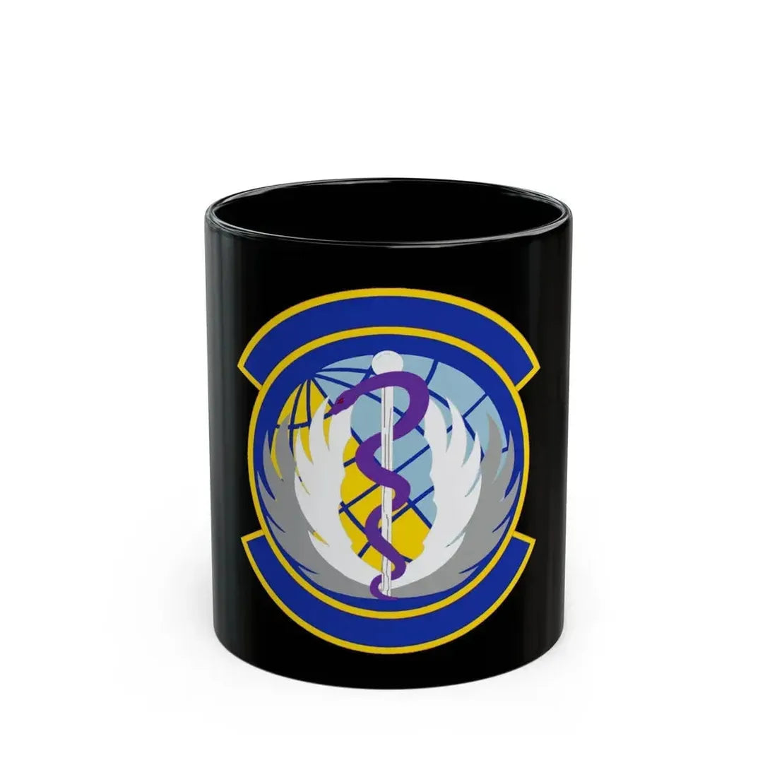 60 Healthcare Operations Squadron (U.S. Air Force) Black Coffee Mug - Go Mug Yourself