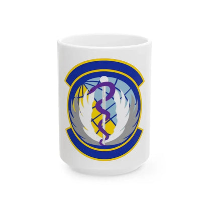 60 Healthcare Operations Squadron (U.S. Air Force) White Coffee Mug 15oz - Go Mug Yourself