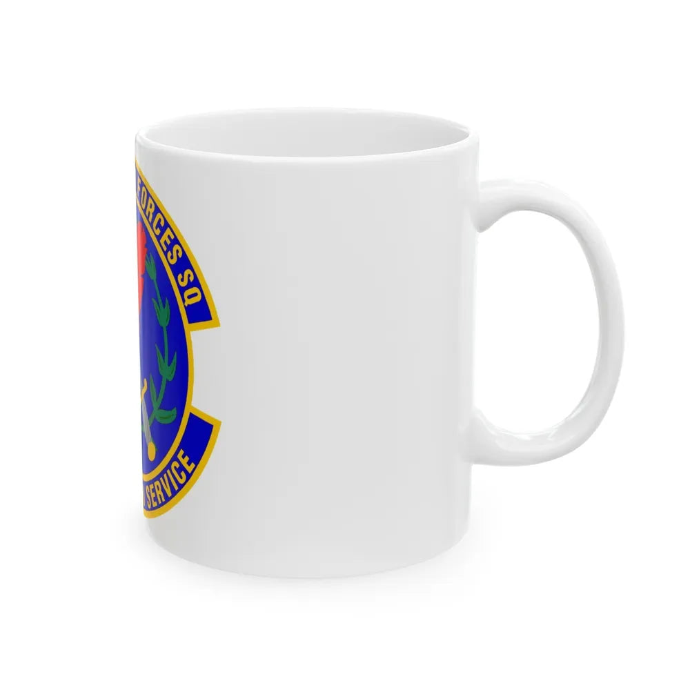 60 Security Forces Squadron AMC (U.S. Air Force) White Coffee Mug-Go Mug Yourself