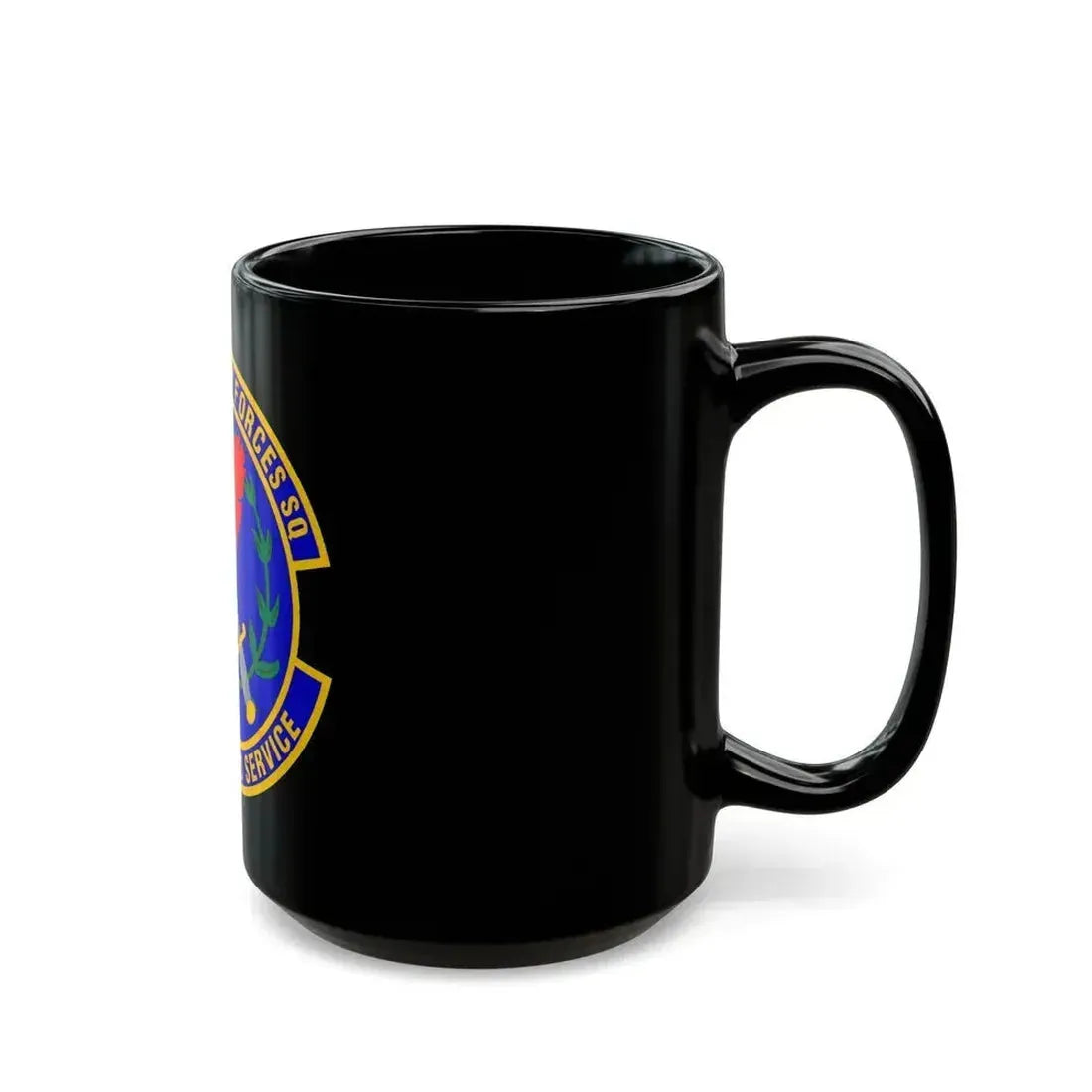 60 Security Forces Squadron AMC (U.S. Air Force) Black Coffee Mug - Go Mug Yourself