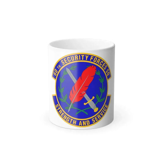 60 Security Forces Squadron AMC (U.S. Air Force) Color Changing Coffee Mug 11oz - Go Mug Yourself