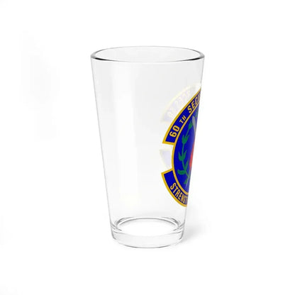 60 Security Forces Squadron AMC (U.S. Air Force) Pint Glass 16oz - Go Mug Yourself
