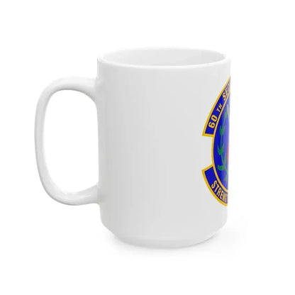 60 Security Forces Squadron AMC (U.S. Air Force) White Coffee Mug - Go Mug Yourself